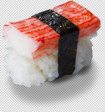 Sushi Roll on isolated background Stock Photos