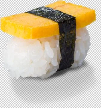 Sushi Roll on isolated background Stock Photos