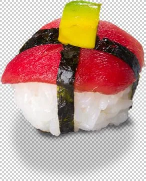 Sushi Roll on isolated background Stock Photos