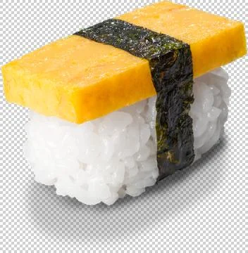 Sushi Roll on isolated background Stock Photos