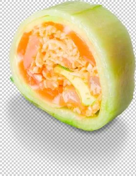 Sushi Roll on isolated background Stock Photos