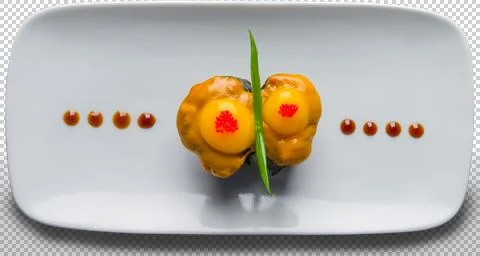Sushi Roll on isolated background Stock Photos