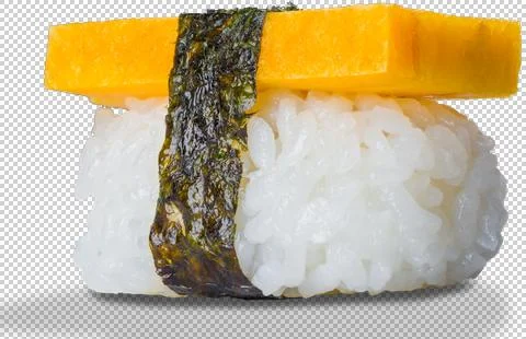 Sushi Roll on isolated background Stock Photos