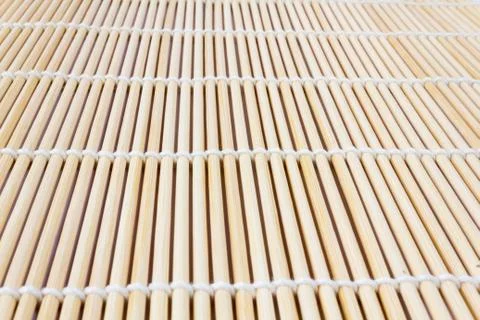 Sushi roll mat Stock Photos