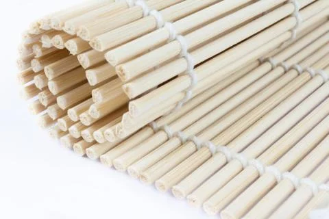 Sushi roll mat Stock Photos