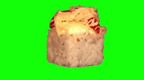 Sushi (roll) rotating 03 Video stock 45775114