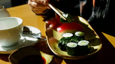 Sushi rolls. Stock Footage 30398759