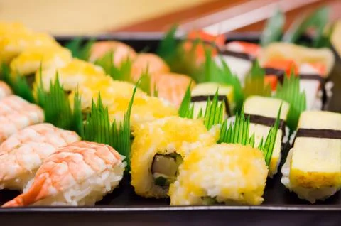 Sushi rolls 스톡 사진
