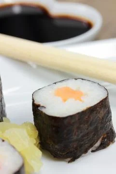 Sushi rolls Stock Photos