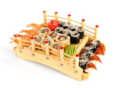 Sushi rolls Stock Photos