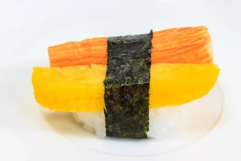 Sushi with rolls 스톡 사진
