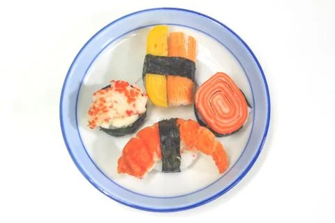 Sushi with rolls 스톡 사진