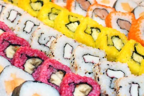 Sushi Rolls Stock Photos