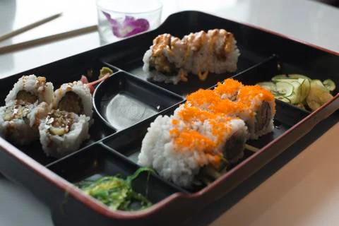Sushi rolls 스톡 사진