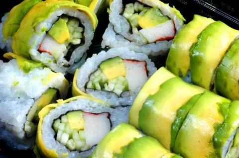 Sushi rolls Stock Photos