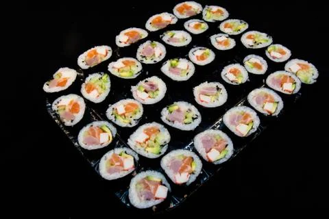 Sushi rolls Stock Photos