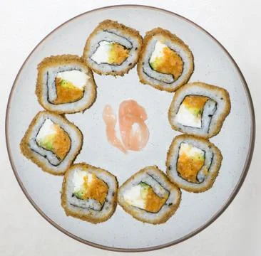 Sushi round Stock Photos