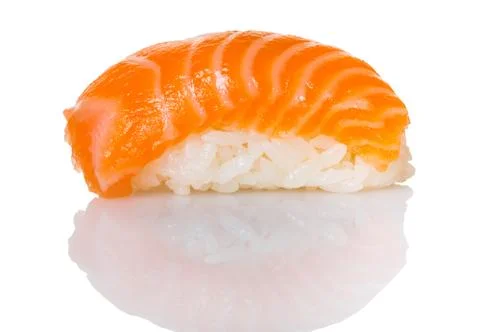 Sushi with salmon Stock Photos