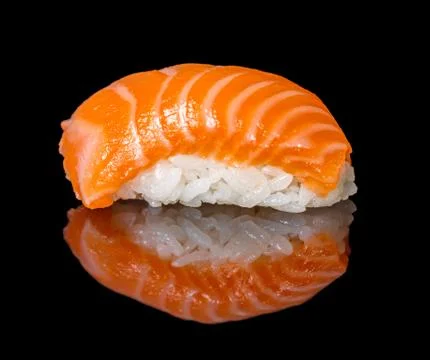 Sushi with salmon Stock Photos