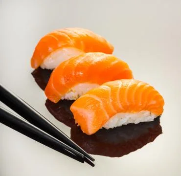 Sushi with salmon Foto stock