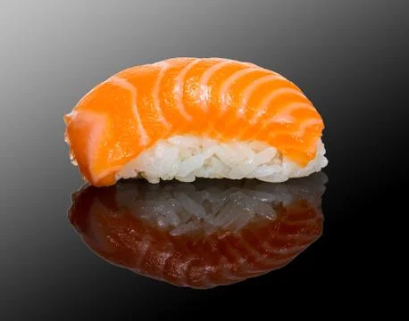 Sushi with salmon Stock Photos