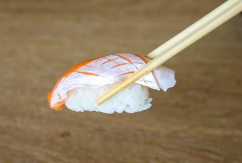Sushi salmon Stock Photos