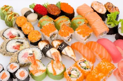 Sushi set Stock Photos