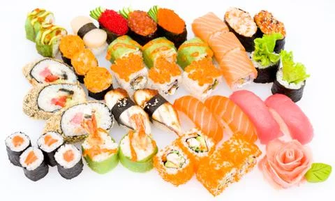 Sushi set Stock Photos