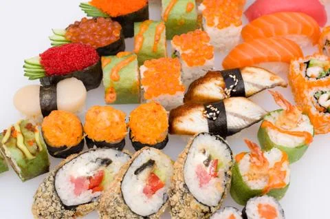 Sushi set Stock Photos