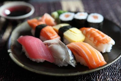 Sushi set Stock Photos