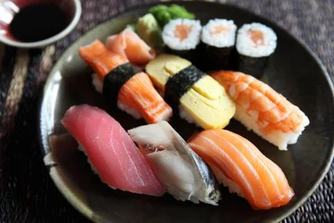 Sushi set Stock Photos