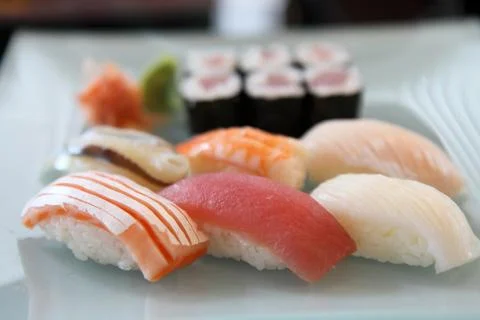 Sushi set Stock Photos