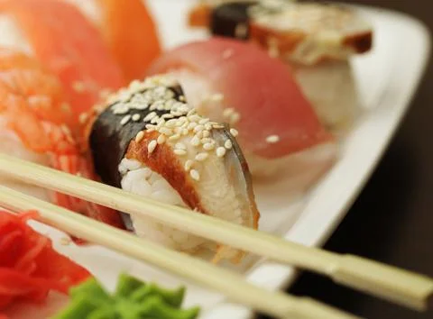 Sushi set Stock Photos