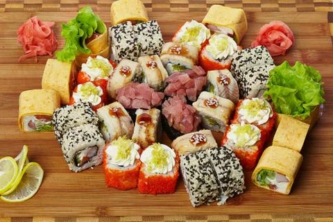 Sushi set Stock Photos