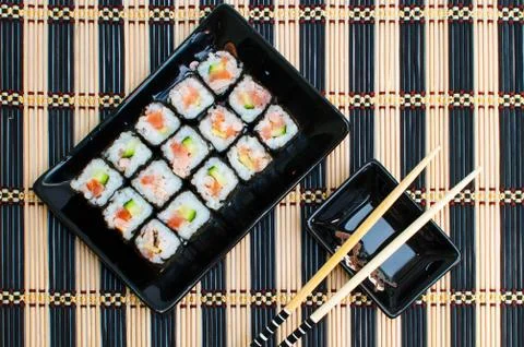 Sushi set Stock Photos