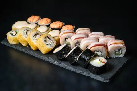 Sushi set Stock Photos