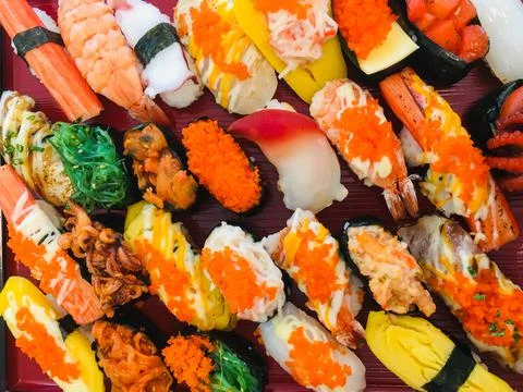 Sushi set Stock Photos