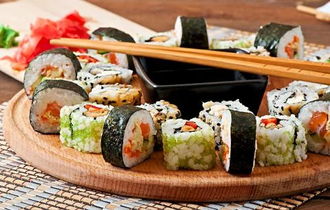 Sushi Set Fotos de archivo