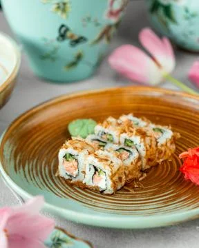 Sushi set on the table _____ Stock Photos