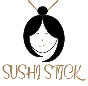 Sushi Stick Logo Vector File Stock Illustration
