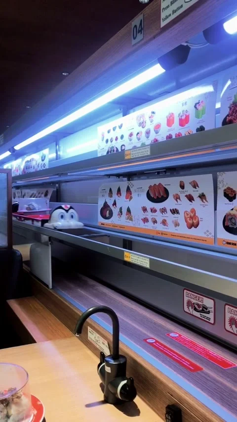 Sushi Train Stock Footage 217322500