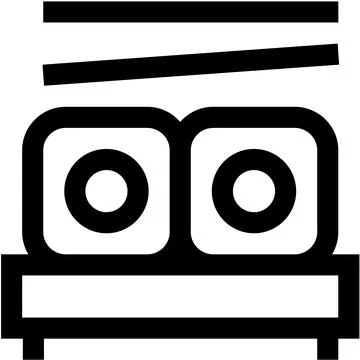 Sushi Vector Icon Design Illustration Stock Illustration
