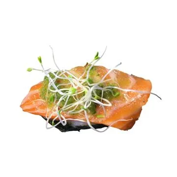 Sushi on white background-5 Stock Photos