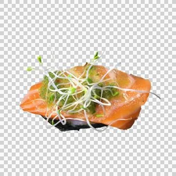 Sushi on white background-5 Stock Photos