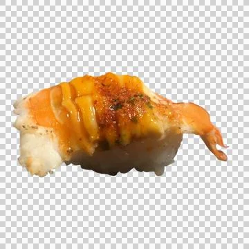 Sushi on white background-9 Stock Photos
