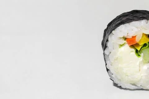 Sushi on a white background close up Stock-Fotos