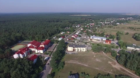 Susiec, aerial view Stock Footage 85615439