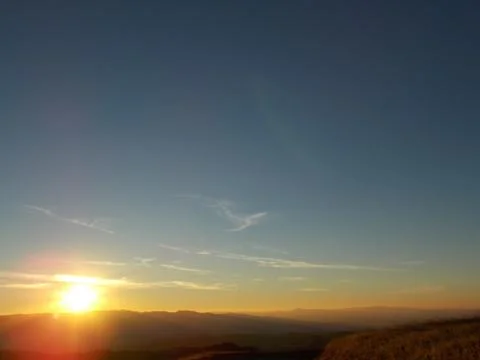 Susnet on mt diablo Stock Photos