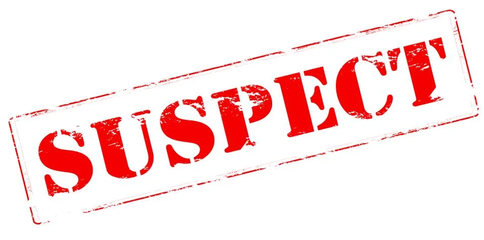 Suspect Stock Illustration