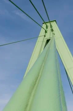 Suspended bridge Stock Photos